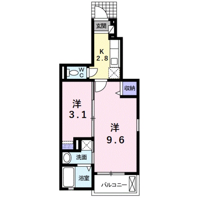 コモドカーサ　レモン館の間取り