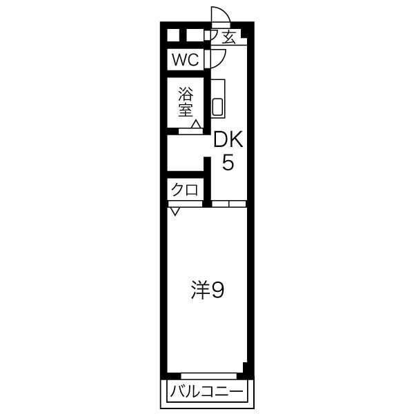 クレセールの間取り