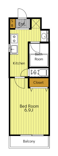 【ポッドクレスト大森町の間取り】