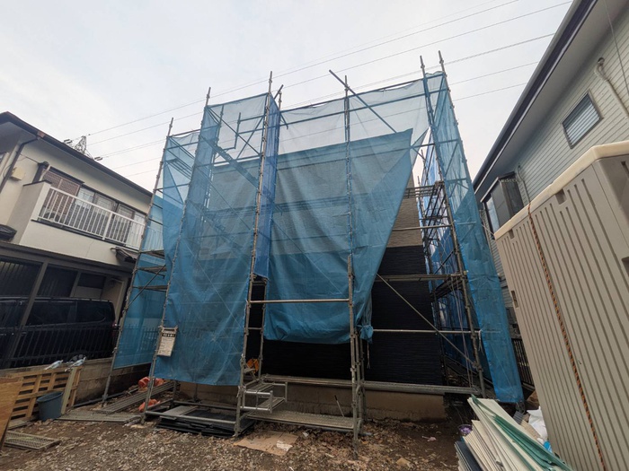 建物外観　建築中