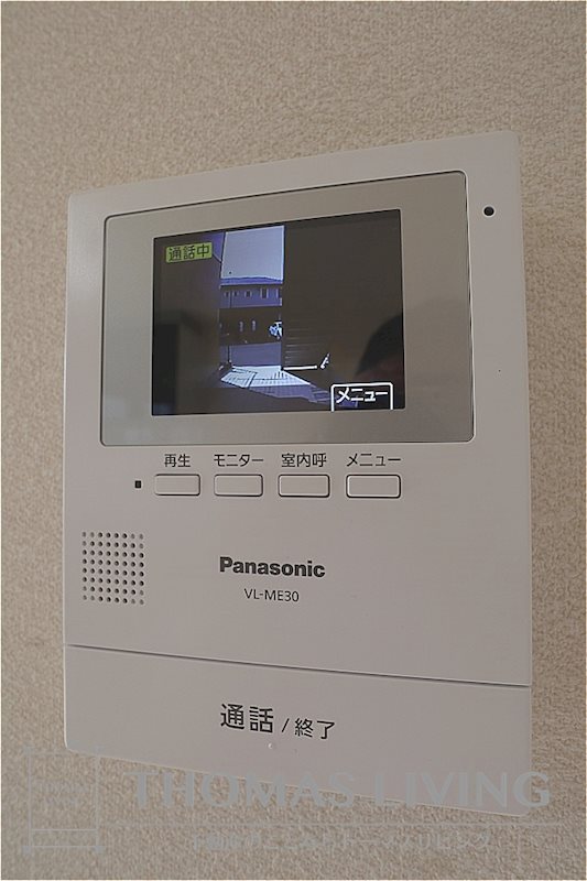セキュリティ　安心のモニター付きインターフォンです。
