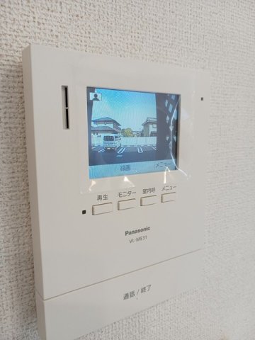 セキュリティ　モニター付きインターホンです