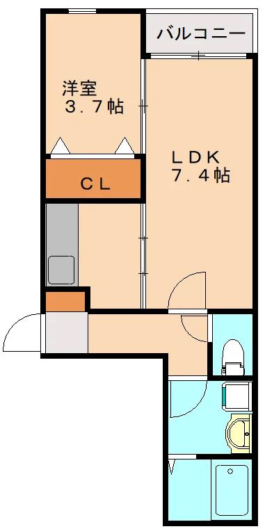 地下鉄七隈線 野芥駅 徒歩9分 3階建 新築の間取り写真