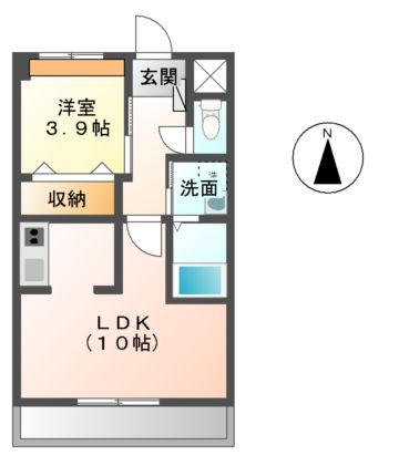 プランドールの間取り写真