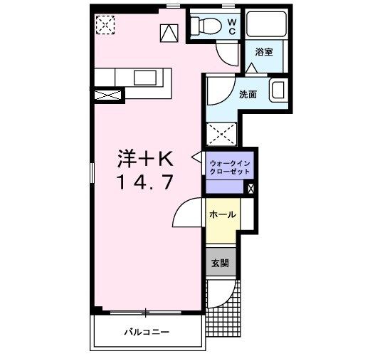 ミニョンI番館の間取り写真