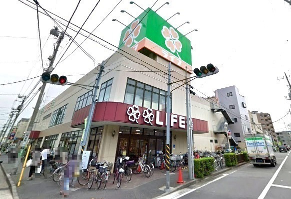 スーパー　ライフ鶴見下野谷町店（スーパー）まで196m