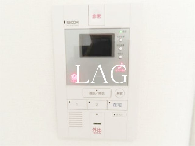 セキュリティ　モニター付きインターフォンです。