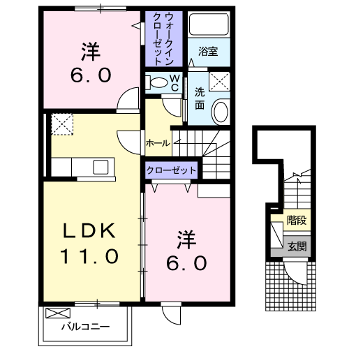 レジナス１０３７の間取り