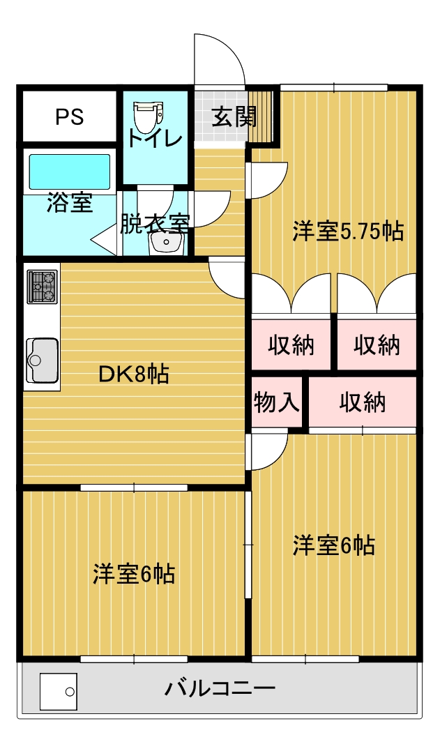 ハイツ依田の間取り