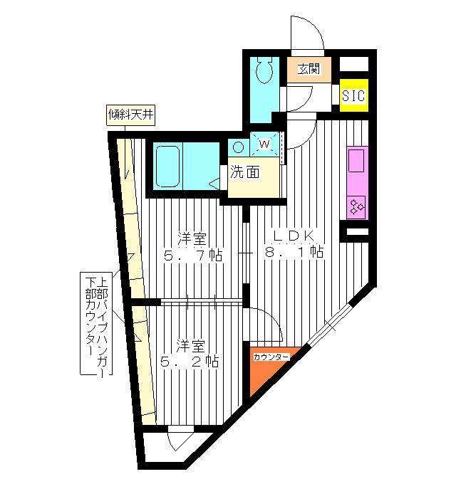 練馬区早宮のマンションの間取り