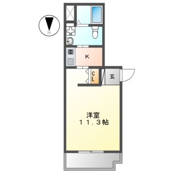 プログレッソ岩塚の間取り