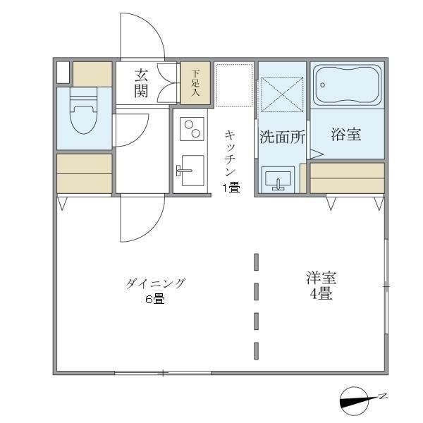 豊島区高松のマンションの間取り