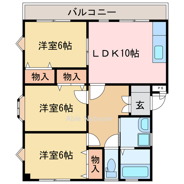 リバティーハウスの間取り