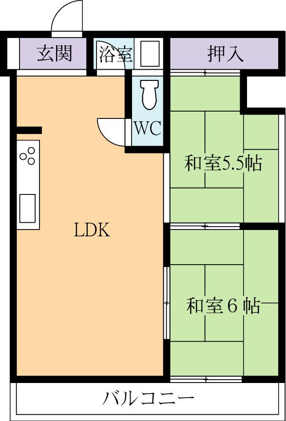 リバーサイドＦＫの間取り