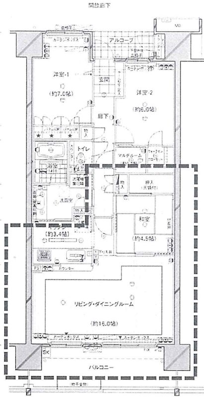 東京ベイスクエア・プリズムの間取り