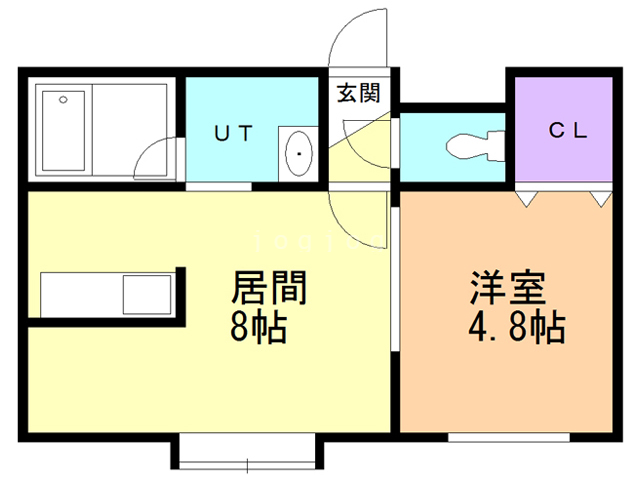 【モンテＮ２６の間取り】