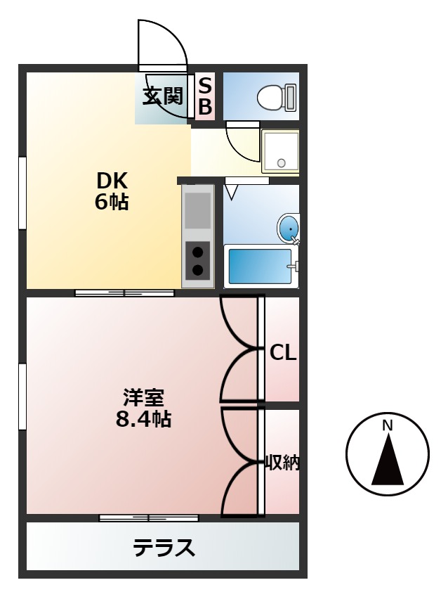 【リバーライズIIの間取り】