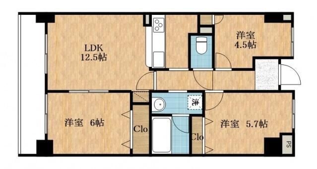 ブライトンコートの間取り