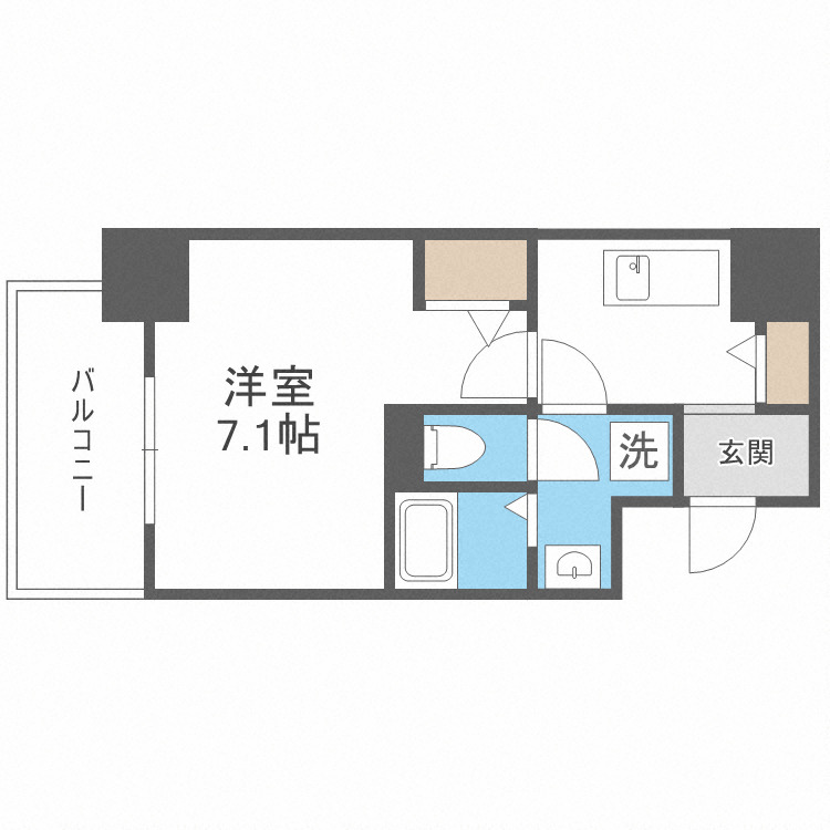 アドバンス上町台シュタットの間取り