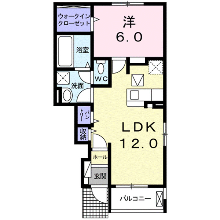 フォルトゥーナＢの間取り