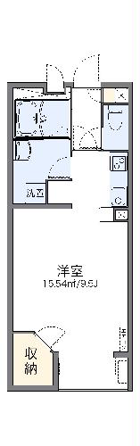 レオネクストプリーモ　Ｂの間取り