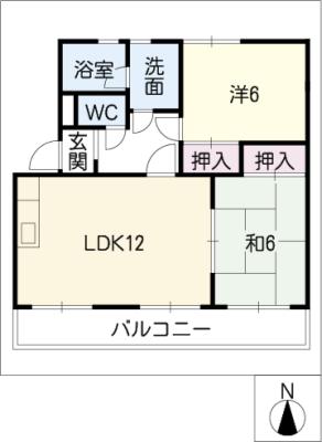 レインボウ　ヒルズの間取り