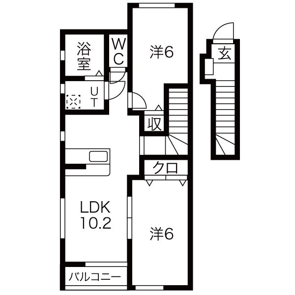 グランドゥールIIの間取り