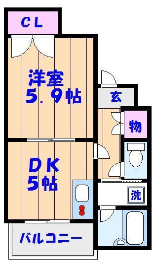 バーデンハイムマサキの間取り