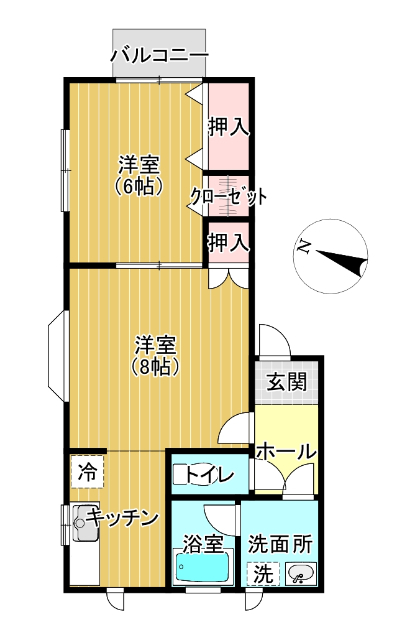 Ｍ　ＡＰＡＲＴＭＥＮＴＳ泉馬場の間取り