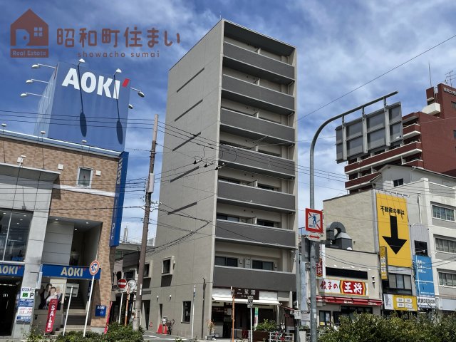 【大阪市阿倍野区阪南町のマンションの建物外観】