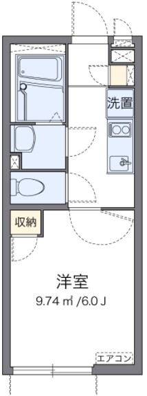 クレイノメイプルの間取り