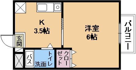 サテンドール草津の間取り