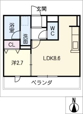 金山アイサンメゾンの間取り