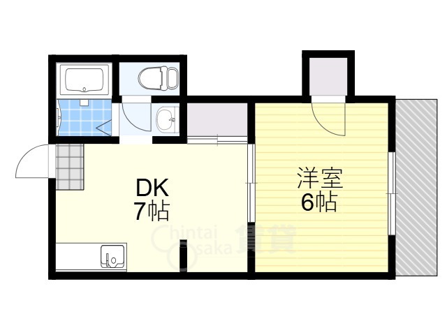 マンションKATSUDAの間取り