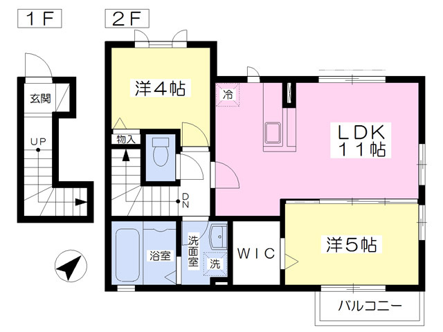 【ビジュ北鎌倉の間取り】