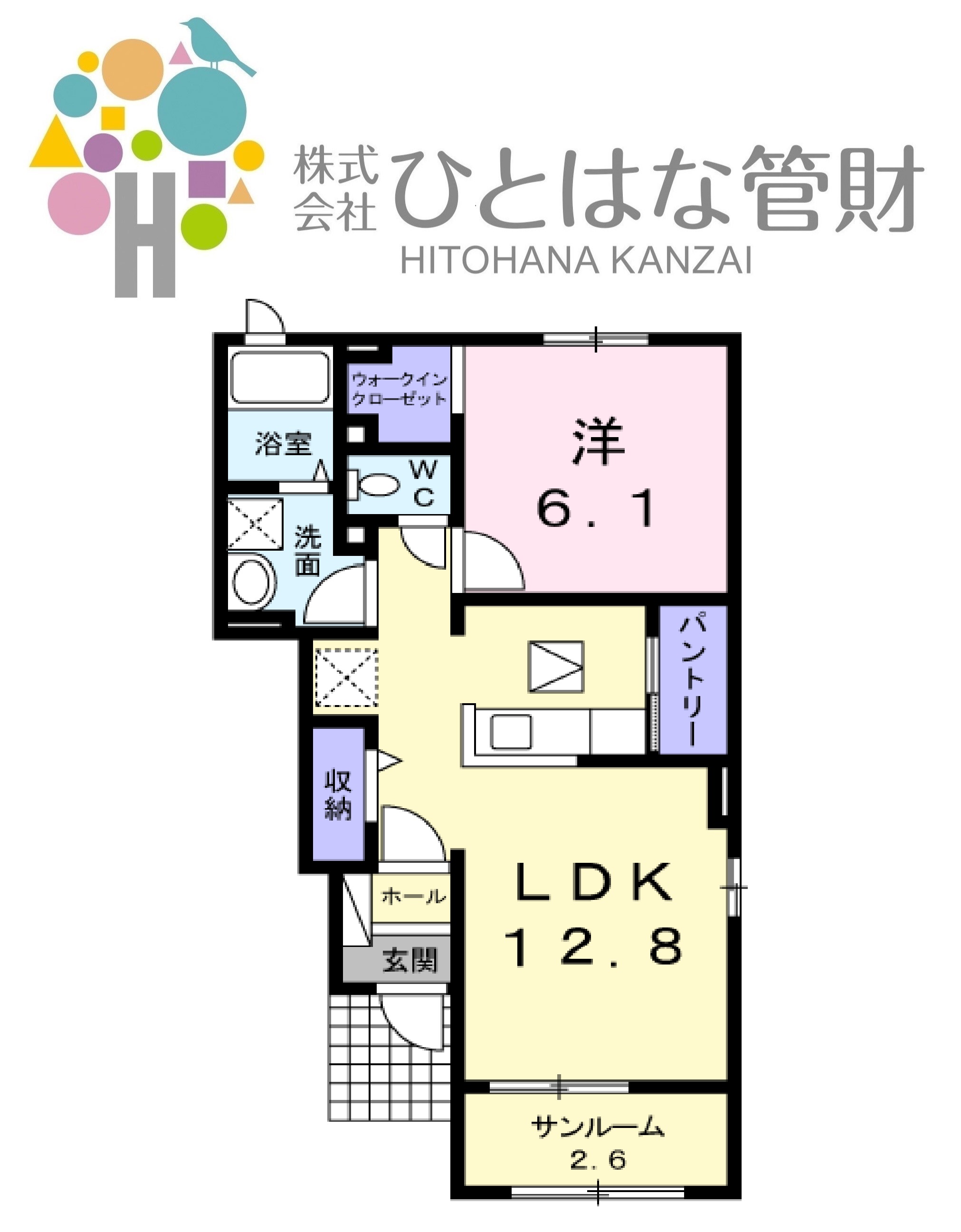 特徴：嬉しいウォークインクローゼット　セイバリーイーグルTWOの間取り