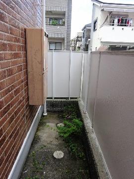 オプレ　庭　テラス