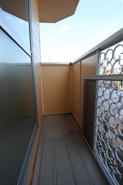 バルコニー　写真は別号室のものです。