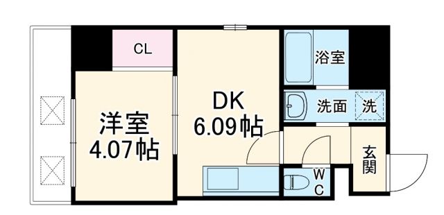 クローバー・クレア池田の間取り