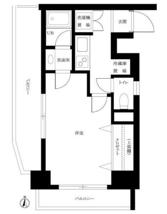 中野区中央のマンションの間取り