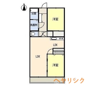 名古屋市名東区一社のマンションの間取り