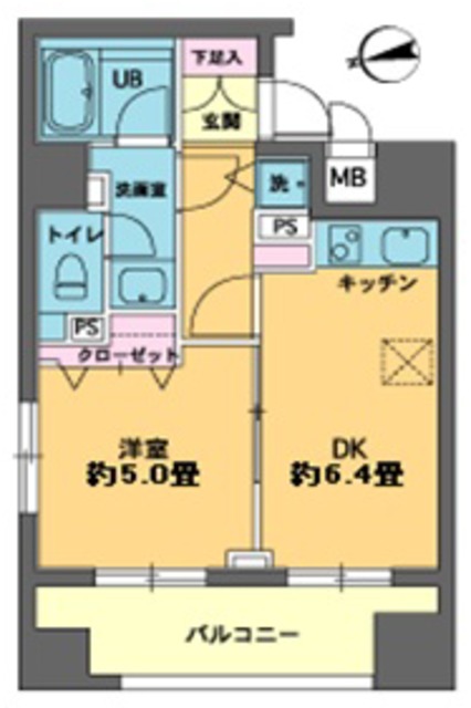 【カスタリア新富町の間取り】