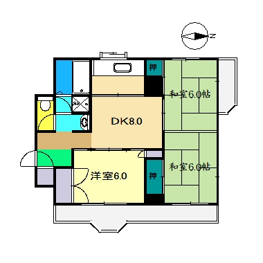 パークサイドマンションの間取り