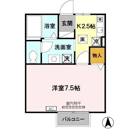 ホワイトクレインの間取り