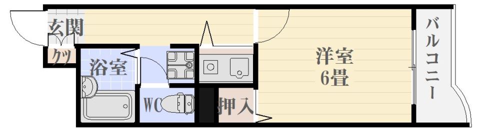 アーバンモール２１平之町の間取り