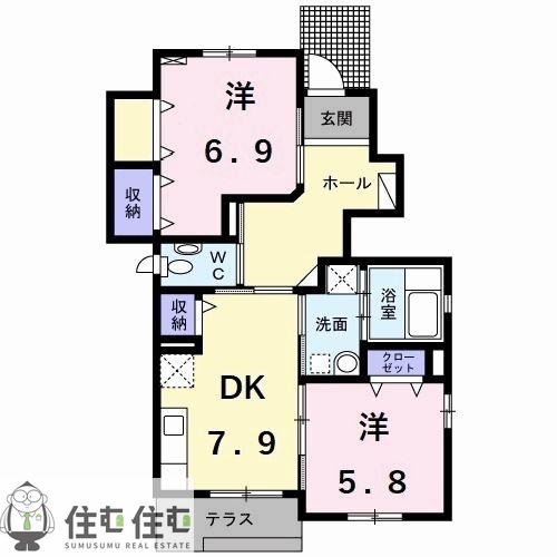 スイートＭの間取り