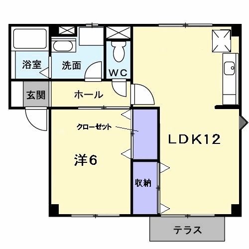 メゾン光峰Ａ棟の間取り