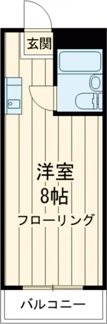 世田谷区弦巻のマンションの間取り