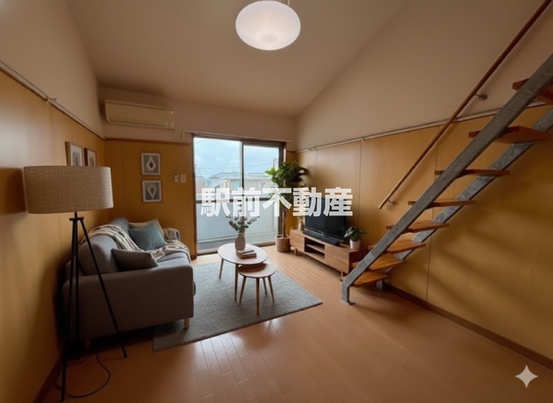 居室・リビング　イメージ画像の為、家具家電無し