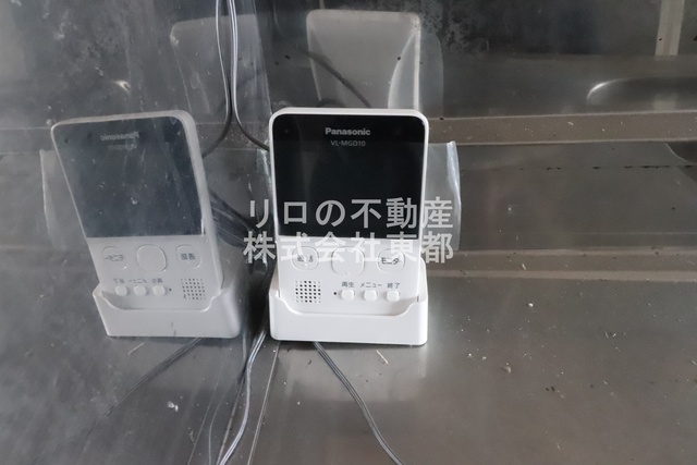 セキュリティ　ＴＶモニター付インターホンがあるので訪問者が一目でわかります